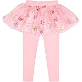 Peacolate Little Girls Footless Leggings Lace Ruffle Tutu Skirt Pantskirt 2-8T