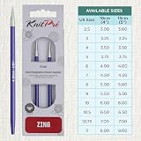 KnitPro Zing Interchangeable Circular Needles 5 inch 4.50mm view 4