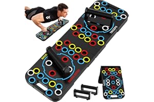 BERLENG Solid Push Up Board Home Workout Equipment Multi-Functional Pushup Stands System Fitness Floor Chest Muscle Exercise Professional Equipment Burn Fat Strength Training Arm Men & Women Weights , Best Choice for Daily Gifts