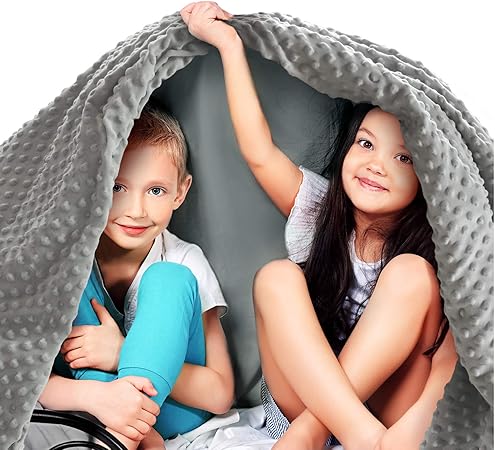 Amazon.com: Quility Premium Kids Weighted Blanket & Removable Cover - 5