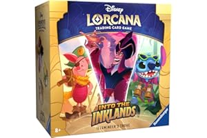 Ravensburger Disney Lorcana TCG: Into The Inklands Trove | Secure Card Storage | Includes Booster Packs & Comprehensive Guide | Original Disney Artwork | Ages 8+
