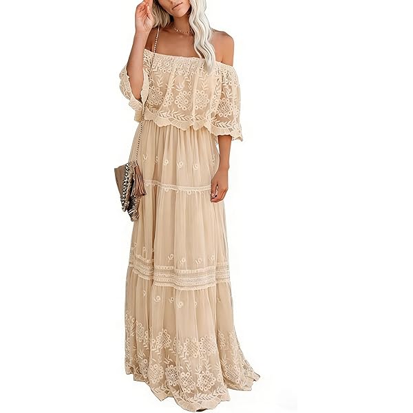 green emerald velvet dress Women's 100% Cotton White and Gold Maxi Summer Dress with Built-In Lining main image 1