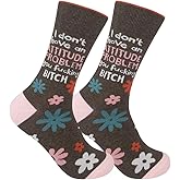 FUNATIC Funny and Crazy Socks with Sayings - Novelty Gifts for Men, Women, Teens