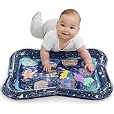 The Peanutshell Tummy Time Water Play Mat for Babies, Girls or Boys - High Contrast Sensory Developmental Toy, Infant Baby Fl