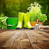 Leyiyi 5x5ft Spring Gardening Backdrop Bokeh