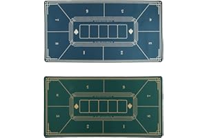 40x20 in Mat 6 Players Professional Portable Anti-Slip Rubber Hold ’ Table Top Layout, 2mm Thickness Layout Rubber Profession