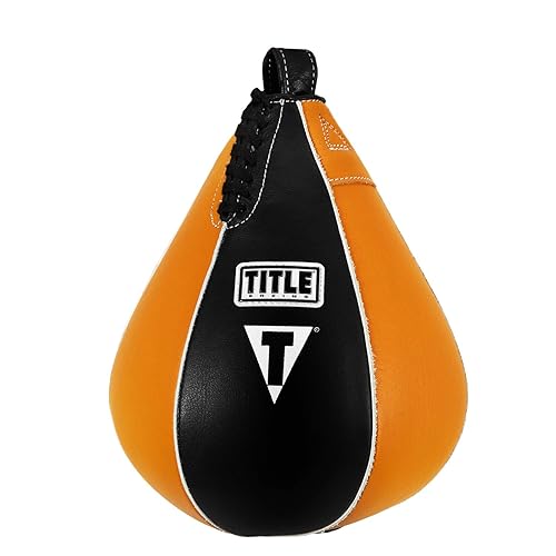 Title Boxing Super Speed Bag, Yellow/Black, 8