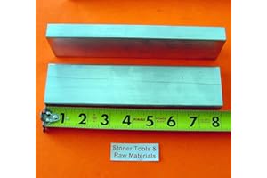 STONER METALS 2 Pieces 3/4" X 2-1/2" Aluminum 6061 T6511 Solid Flat BAR 8" Long New Mill Stock