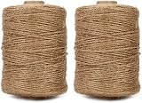 tenn well 1000 ft Jute Twine 3 Ply 1.82mm Brown Garden Craft Gift Wrapping