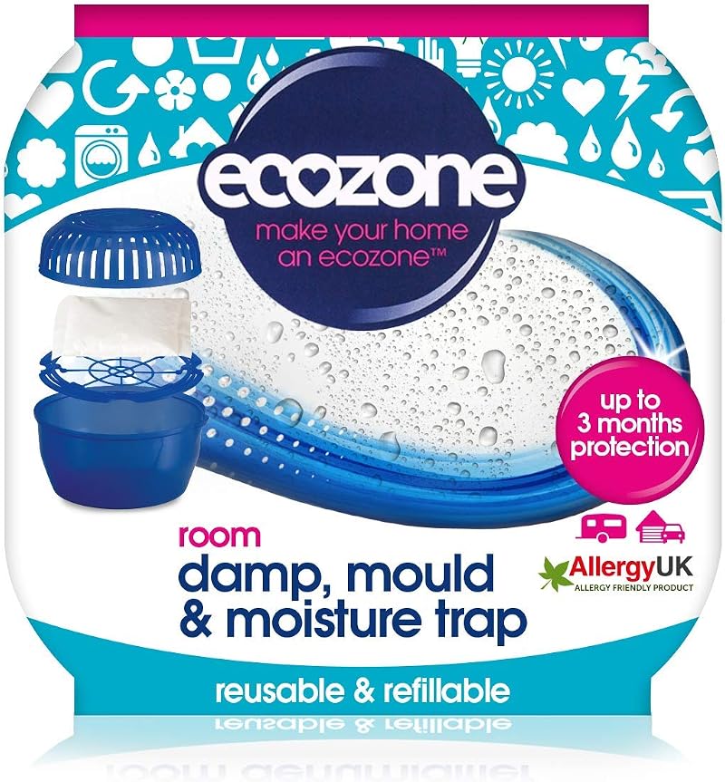 Ecozone Room Damp Moisture Trap Dehumidifier Portable Reusable Refillable 3
