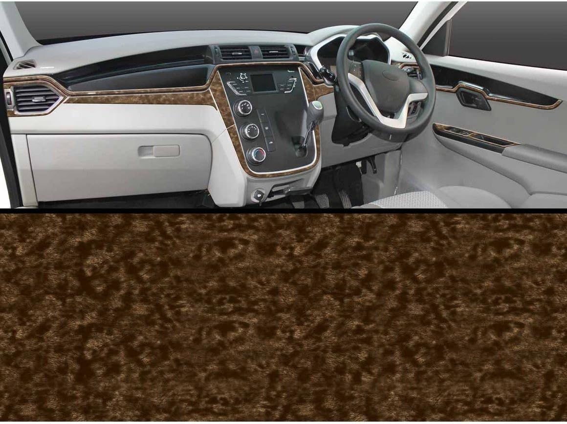 Autographix K8/k6/k4 Pinnacle Dashboard Trim Decals for Mahindra Kuv 100 (Set of 19, Castlewood)