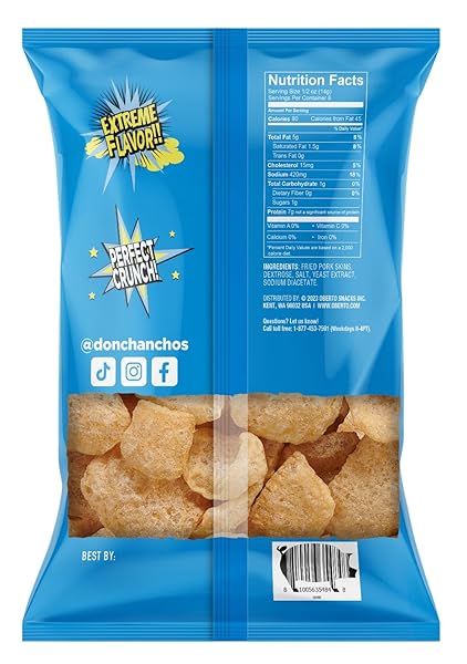 DON CHANCHO’S ORIGINAL FRIED PORK RINDS, 4 OUNCE