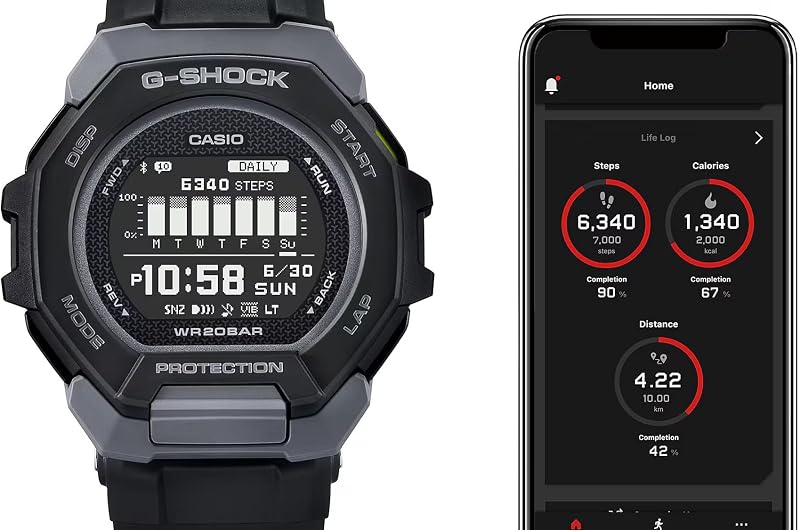 Montre Digital Quartz pour Hommes G-Shock G-Squad