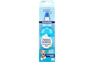 NATUREL PROMISE Fresh Dental Dog Toothpaste for Teeth Cleaning, Dog Breath Freshener, Easy Plaque & Tartar Remover Gel, No Toothbrush Needed, Effortless Dental Care, Minty Flavored Toothpaste, Made in USA, 4oz.