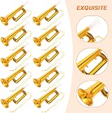 Balacoo 10pcs Mini Trumpet Toy Resin Wind Musical Instrument for Kids Party Fun view 6