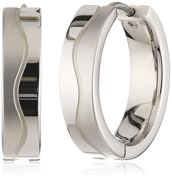 ZEEme Damen-Creolen Edelstahl 385010012