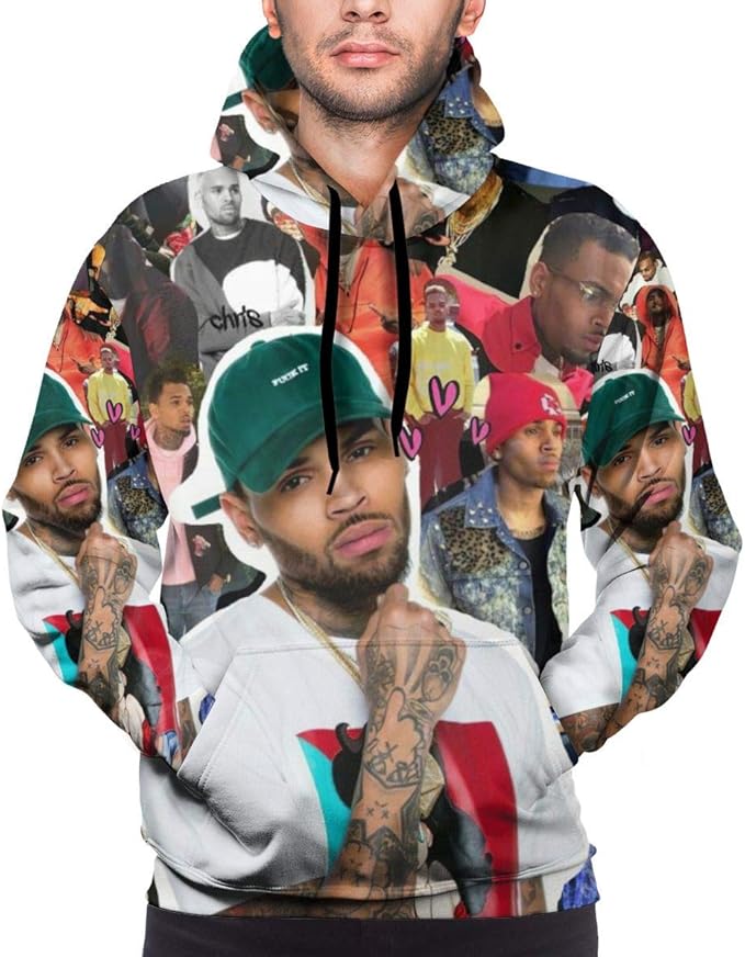Chris Brown Indigo Men's Women's Pullover Hoodie Sweatshirt with