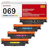 069 Toner Cartridge Set MF753Cdw - 4 Pack Replacement for Canon 069 Toner Cartridge Set 069H Works for Canon Color ImageCLASS Mf753cdw MF751Cdw MF752Cdw LBP674Cdw MF752Cdw MF756Cx LBP673Cdw (B/C/Y/M)