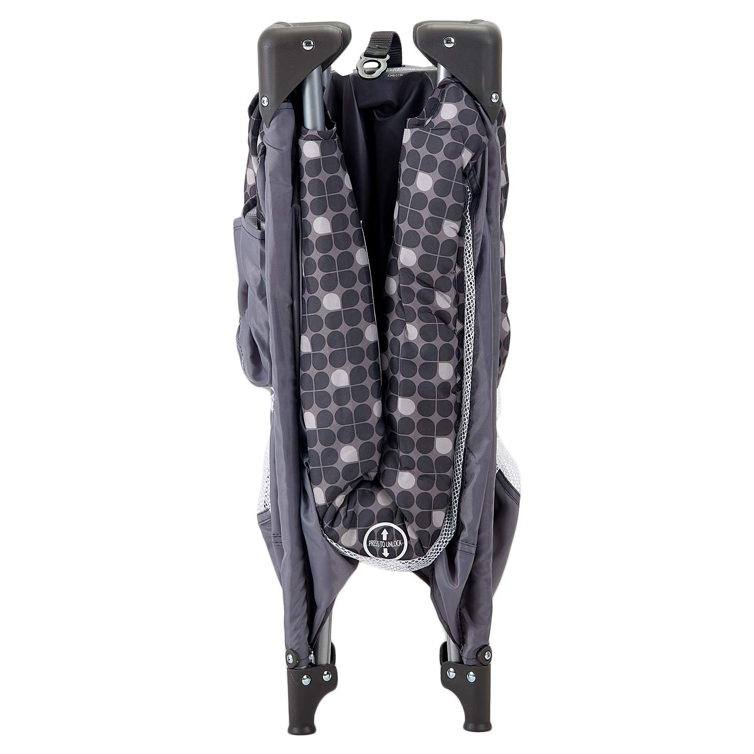 Pamo Babe Lightweight Playard, Packable Sturdy Easy Setup Baby Playard with Mattress and Carry Bag(Grey)