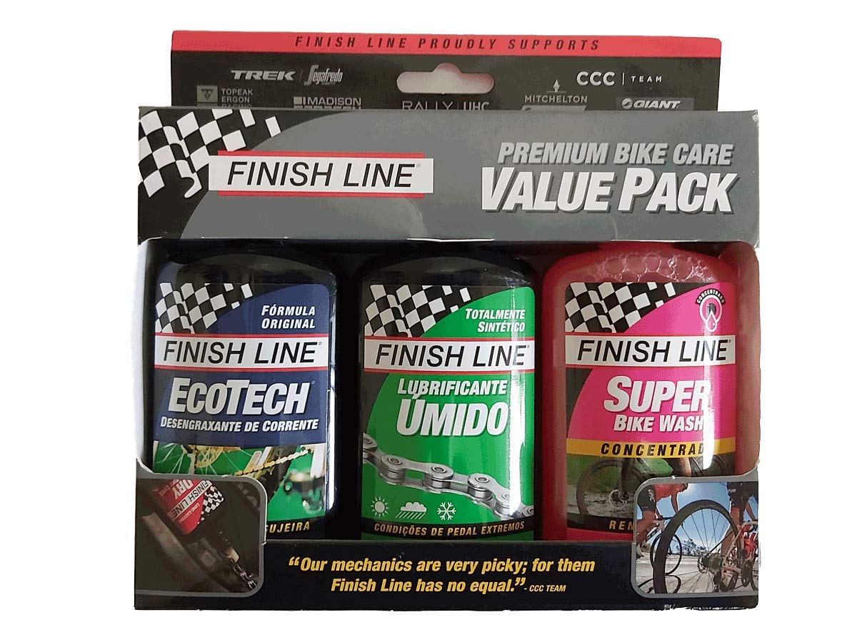 Finish Line Winter Value Pack - Multi Degreaser/SuperBike Wash/Wet Lube