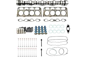 LUFT MEISTAR NON AFM DOD Disable Camshaft Lifter Kit 5.3 Head Gasket Set Compatible wiht Chevy Gen V L83 5.3L Engine 2014-2021, 12499225 HS26744PT, 12619823