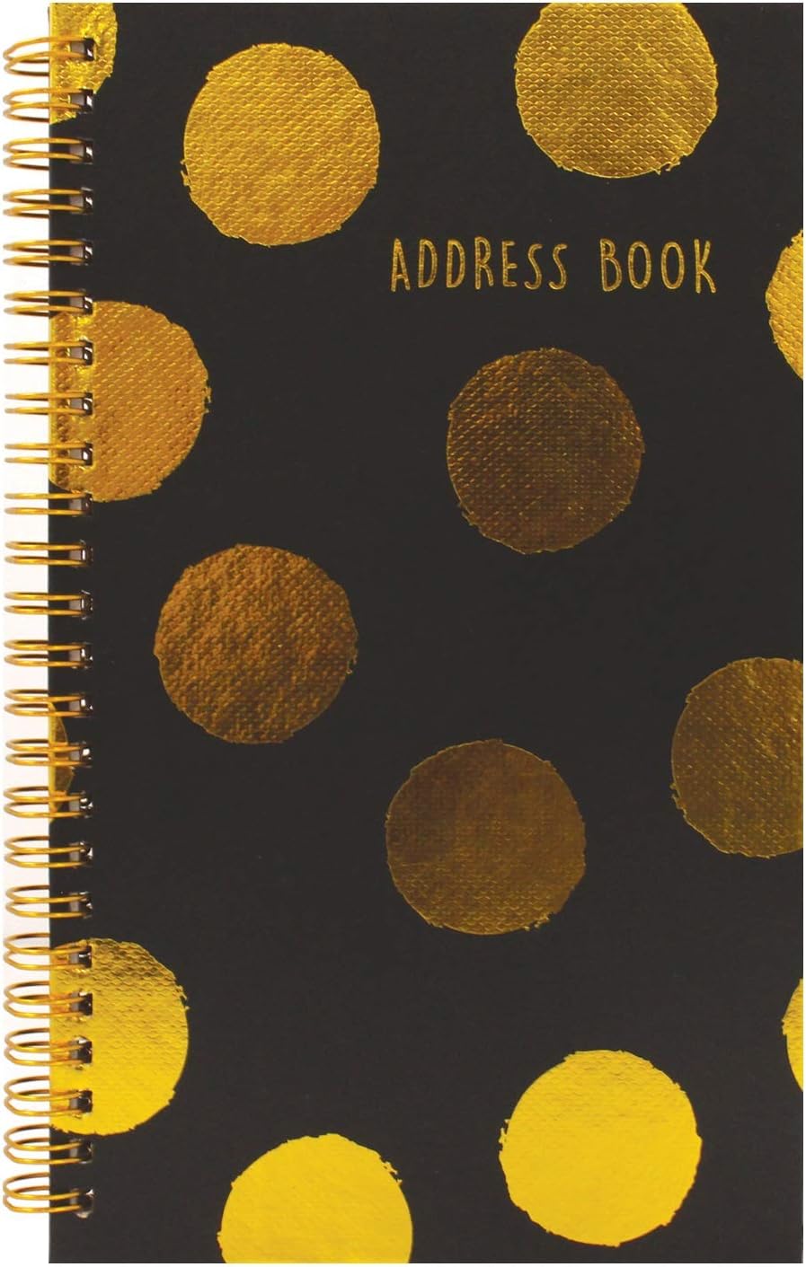 Large Slim Spiral Bound Telephone Address Book AZ Contact Organiser