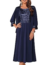 2 Pieces Mother of The Bride Dresses for Wedding