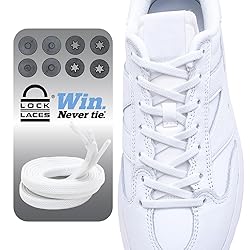 Lock Laces Flat Laces No-Tie Shoelaces – Stylish
