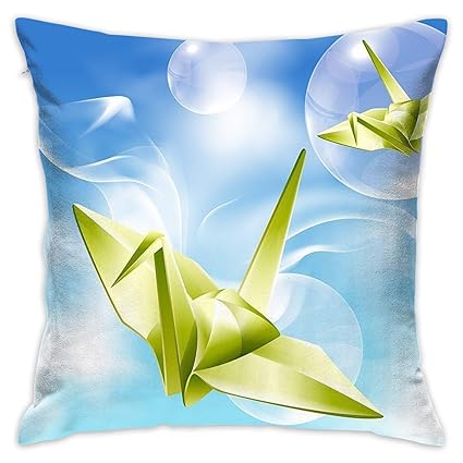 Amazoncom 18x18 Inches Square Throw Pillow Covers Origami