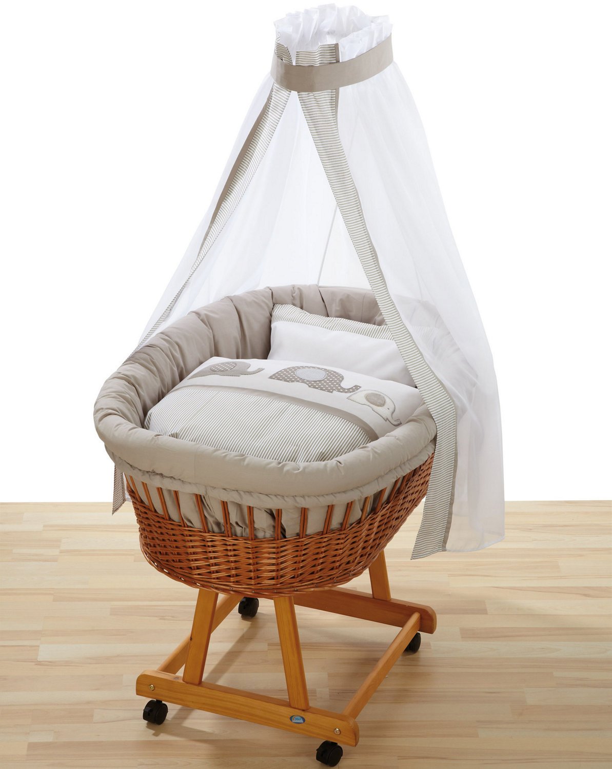 Alvi Stubenwagen Birthe Natur Komplettangebot Elefant Beige 323 6 Amazon De Baby