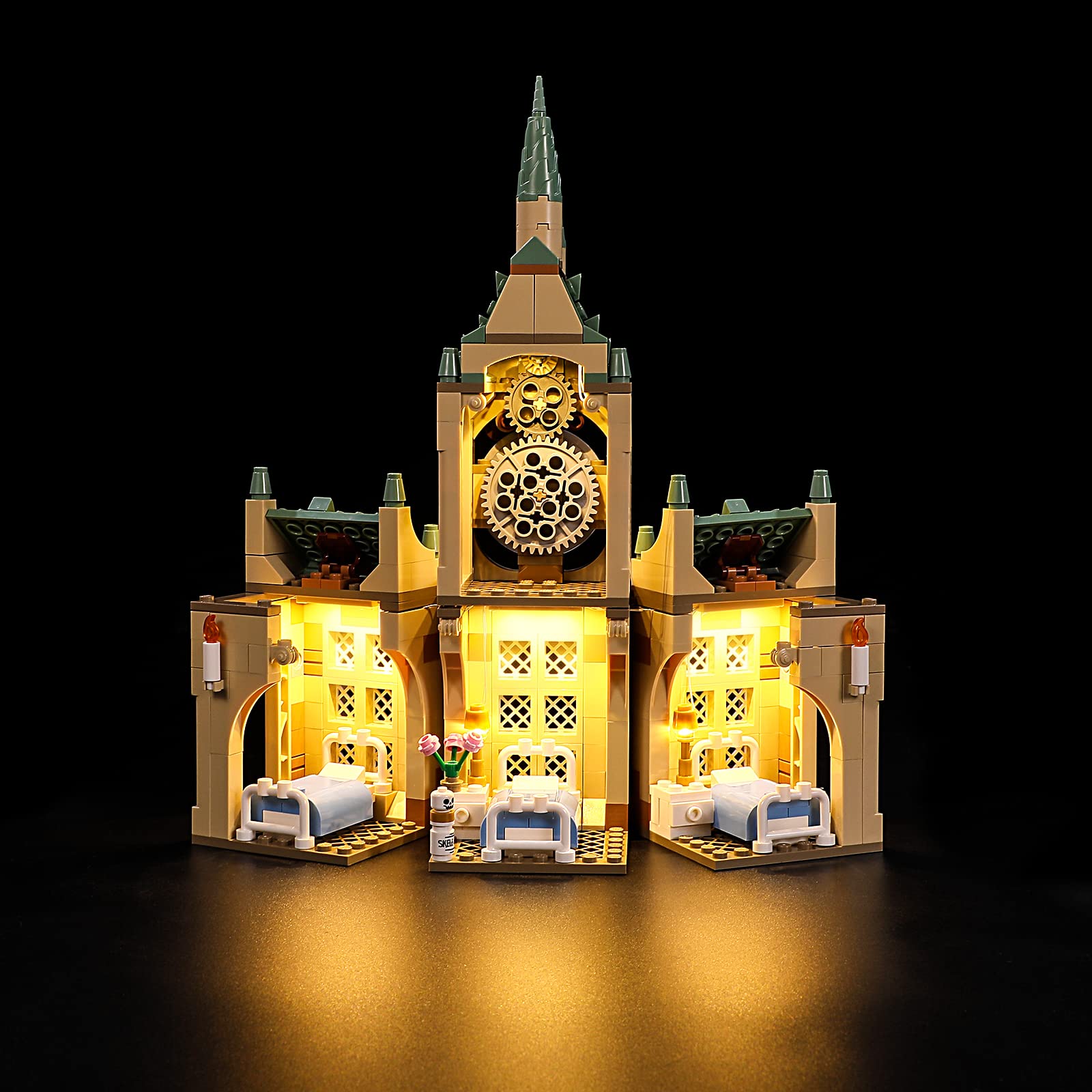GEAMENT LED Light Kit Compatible with LEGO Harry Potter Hogwarts Hospital - Lighting Set for 76398 Building Model (Lego Set Not Included)