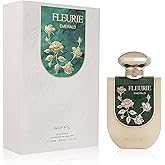 A CENTER Riiffs Fleurie Emerald Women's Gourmand Perfume Eau de Parfum - Vanilla, Caramel, Floral, Lemon Luxury Scent with 24H Longevity | 3.4 Fl Oz 80% Vol Seductive Edible Fragrance