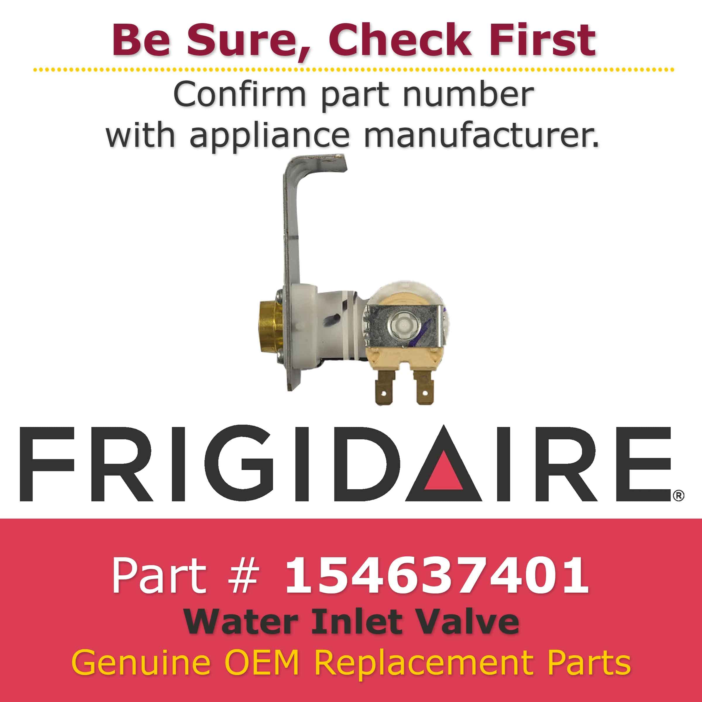 Frigidaire 154637401 Inlet Valve
