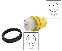 AC WORKS Generator to Transfer Switch 50Amp Inlet