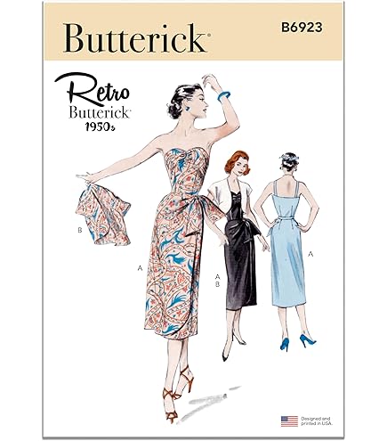 Butterick Women's Tunic & Dress Sewing Pattern - Misses' Sizes Large To 2XL (B6853)