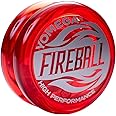 Yomega Fireball YoYo -HIGH Performance Responsive Transaxle Yoyo, Great for String Tricks for Advance Players to Perform Like Pros + Extra 2 yo yo Strings & 3 Month Warranty (Red)