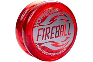 Yomega Fireball YoYo -HIGH Performance Responsive Transaxle Yoyo, Great for String Tricks for Advance Players to Perform Like Pros + Extra 2 yo yo Strings & 3 Month Warranty (Red)