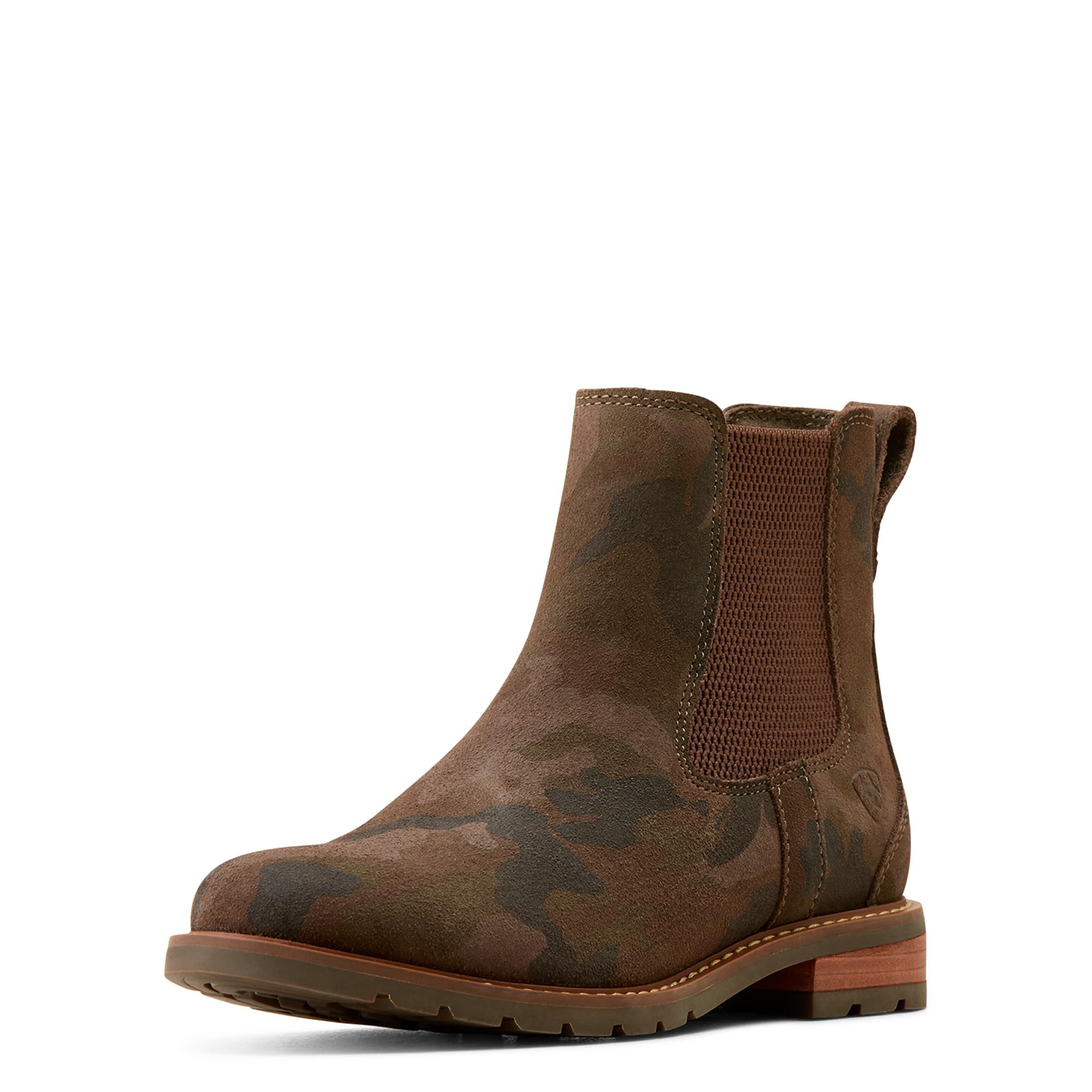 ARIAT Women’s Wexford Boot, Camo Suede, 10.5
