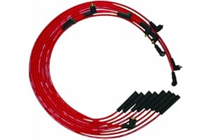 WIRE SET MOROSO ULTRA BB CHRYSLER, MOPAR 361,383,400,440 STR PLUG NON-HEI, RED WIRE