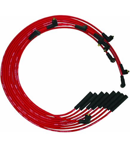 Amazon.com: Moroso 52561 Ultra Series Red Sleeved Spark Plug Wires
