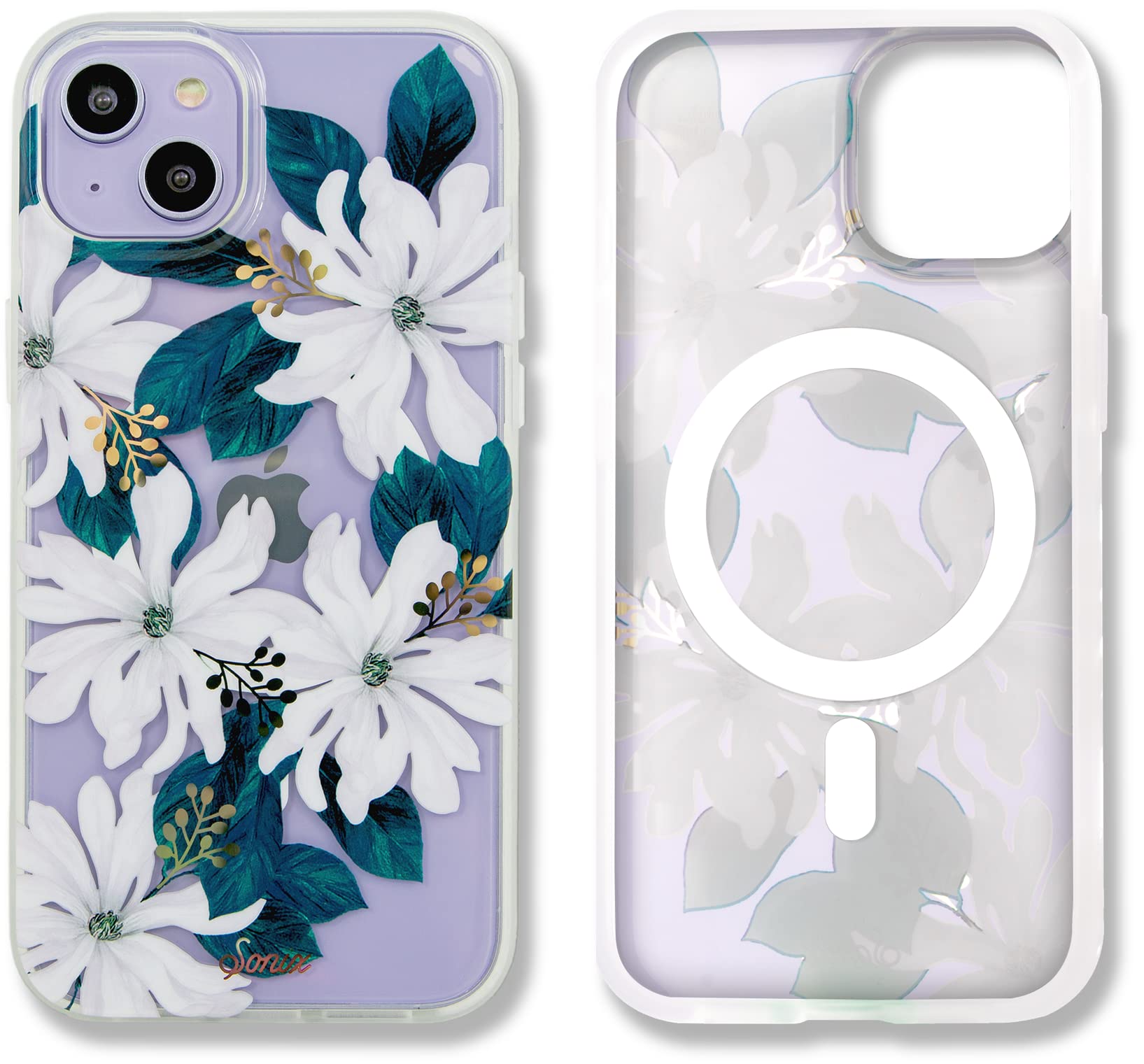 Photo 1 of Sonix | Compatible with MagSafe iPhone 14 Plus Case Floral | 10ft Drop Tested | Delilah Flower