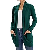 GRACE KARIN Women Lightweight Cardigan Sweaters with Pocket Long Sleeve Shrugs