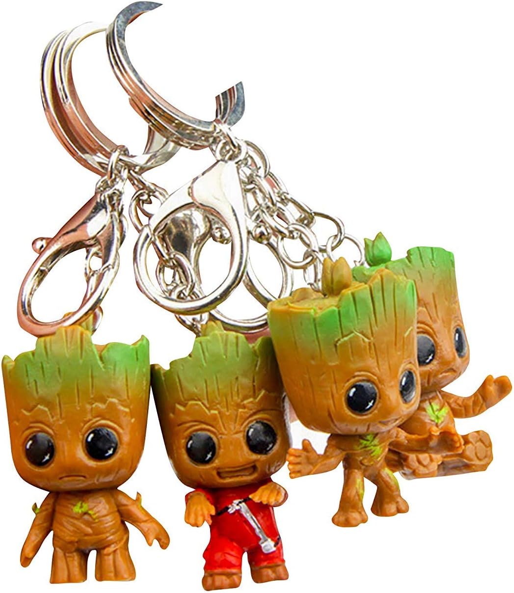 baby groot keychains