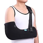 Cozyhealth Arm Sling Shoulder Injury Immobilizer Rotator Cuff Support Brace for Sleeping, Comfortable Medical Sling Arm for Shoulder Injury, Left and Right Arm for Men and Women (Small)