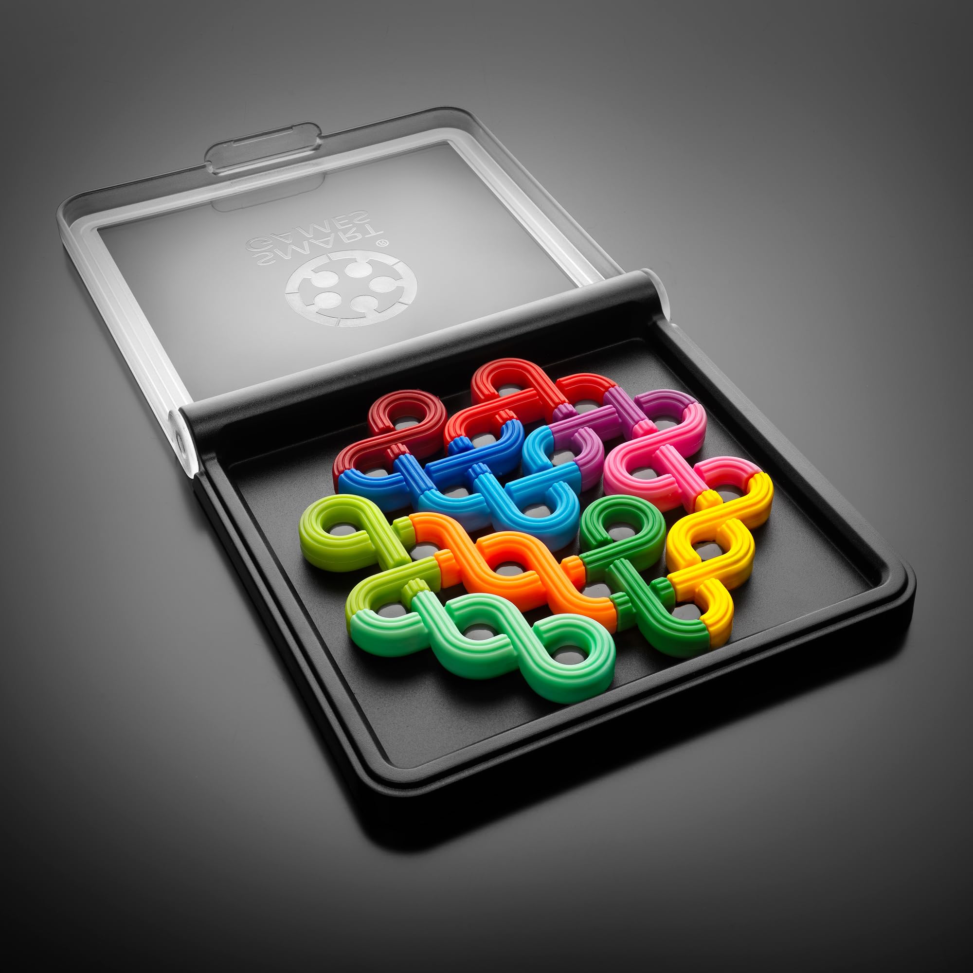 SmartGames IQ Noodles - A Travel Friendly Logic Puzzle for Ages 7 - Adult with 120 Challenges and 2 Play Modes!