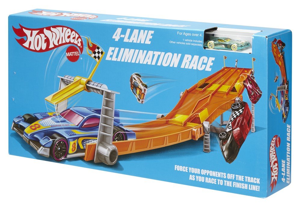 hot wheels elimination track