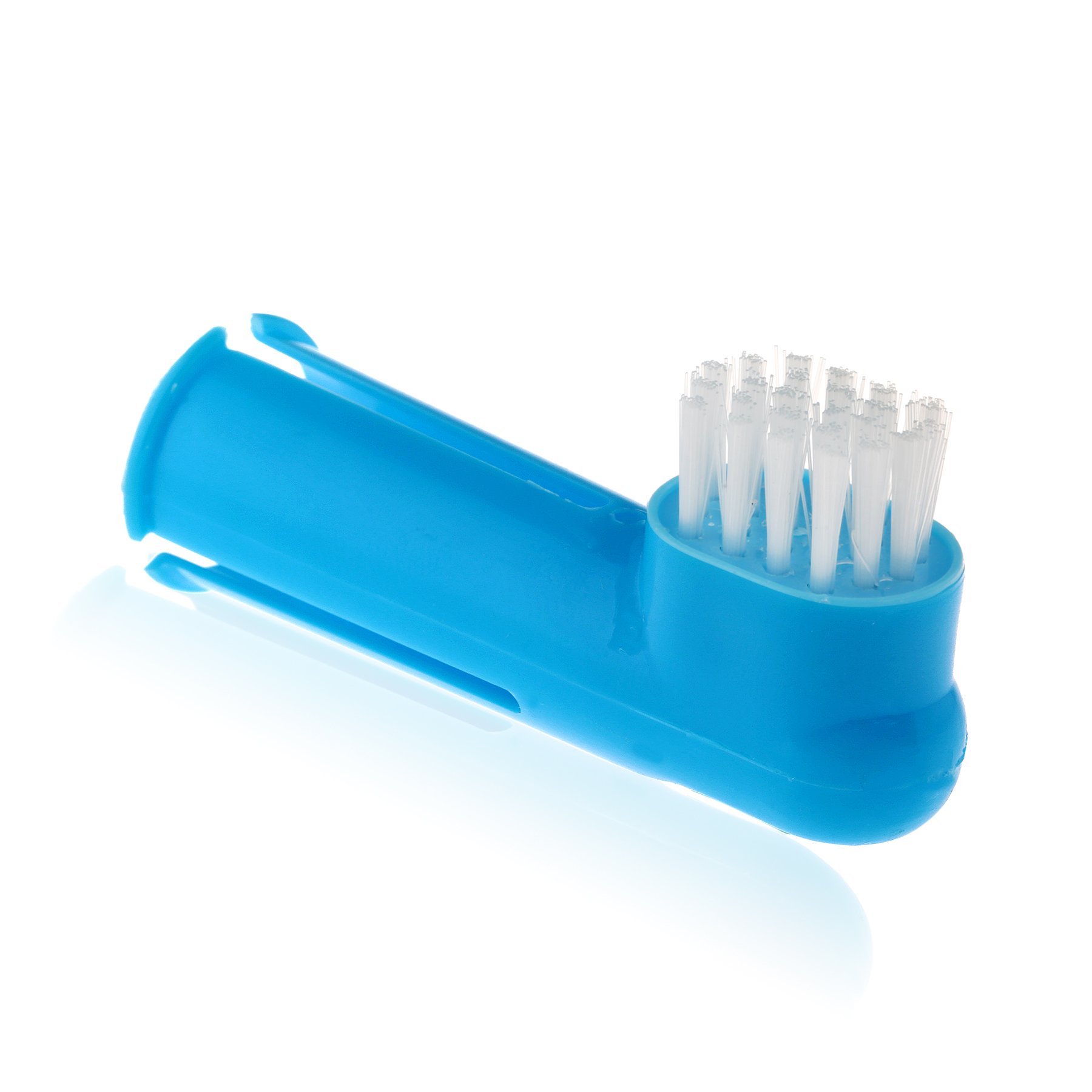 Dog Toothbrush Set of 1 Dual-headed Brush For Better Dog Dental Care And Dog Breath Freshener - Bonus 2 Finger Toothbrushes Included -for Small to Large Dogs, Cats, & Most Pets