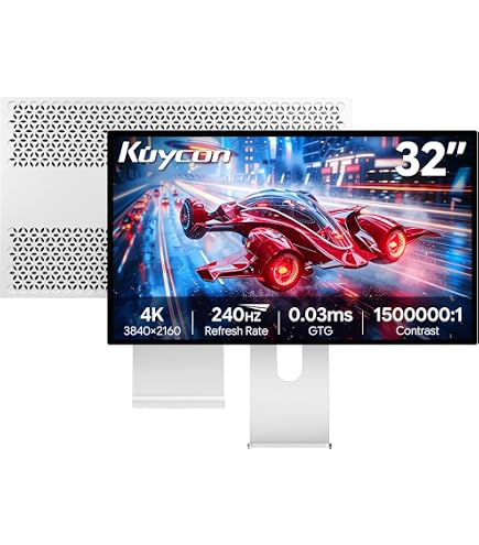 Kuycon Q34W 34'' UHD (3440 x 1440) 4K 165Hz Gaming Monitor, IPS