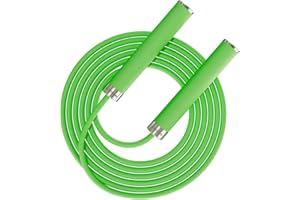 Mogold Jump Ropes for Kids Women and Men Fitness- 10ft Length Adjustable Jumping Rope for Beginners- Dual Ball Bearing Design Skipping rope with Soft Silicone Grips and Non-Kinking 5mm PVC Cord