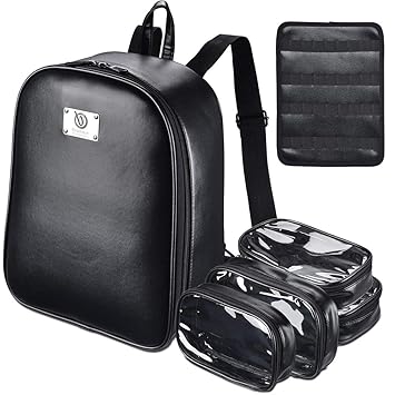 images Makeup Artist Backpack byootique 14 professional makeup artist backpack cosmetic storage shoulder bag travel organizer with clear cosmetic storage bags